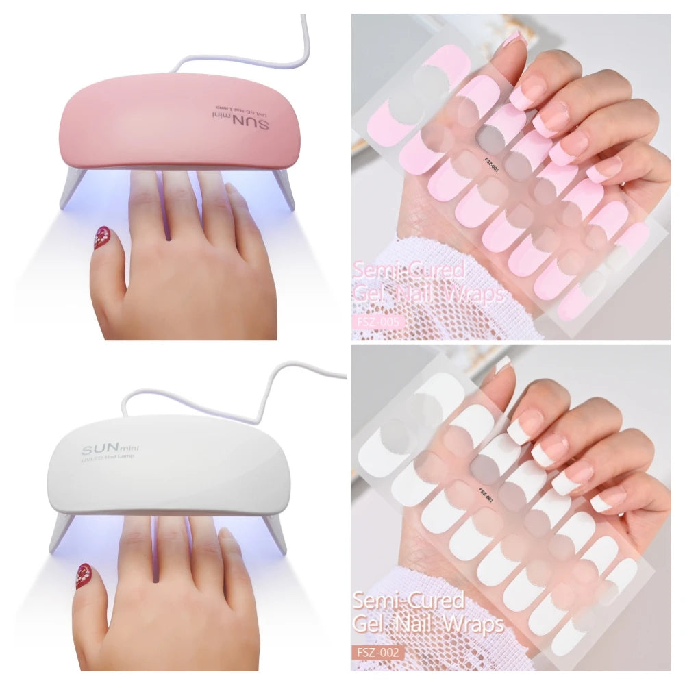 Unhas GelGlow + Cabine UV/LED<br>Compre 1 Kit e Ganhe + 1 refil do GelGlow